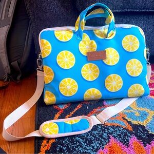 Lemon Laptop Shoulder Messenger Work Bag